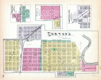 Chetopa, Dennis, Pioua, Labette City, Kansas State Atlas 1887